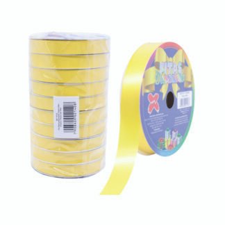 Fita plastica decorativa 15mmx50m - amarelo - PCT C/ 10