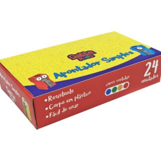 Apontador Plast Simples Cx C/ 24