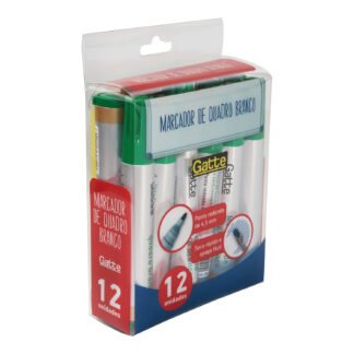 Marcador De Quadro Branco Verde C/ 12 Pcs