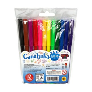Canetinha Hidrocor Lavavel C/ 12 Cores