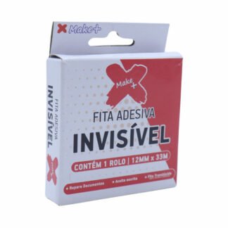 FITA ADESIVA INVISIVEL 12MM*33M CX C/1