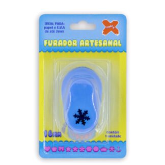 Furador De Eva 16Mm - Floco De Neve - Blister Individual
