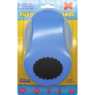 Furador De Eva 50Mm - Oval Escalopado - Blister Individual