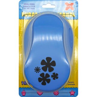 Furador De Eva 76Mm - Flores - Blister Individual