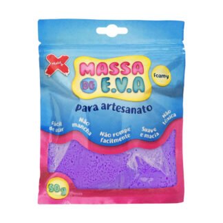 Massa De Eva Para Modelagem 50G/Pct, Roxo