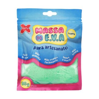Massa De Eva Para Modelagem 50G/Pct, Verde Claro