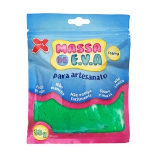 Massa De Eva Para Modelagem 50G/Pct, Verde Escuro