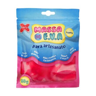 Massa De Eva Para Modelagem 50G/Pct, Vermelho