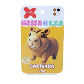MASSA DE EVA BLISTER POTE C/ 4 CORES 28GR - CAPIVARA