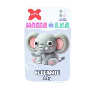 MASSA DE EVA BLISTER POTE C/ 4 CORES 28GR - ELEFANTE