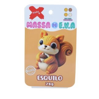 MASSA DE EVA BLISTER POTE C/ 4 CORES 28GR - ESQUILO