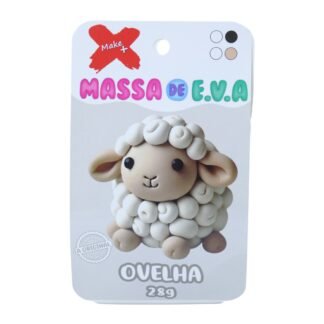 MASSA DE EVA BLISTER POTE C/ 4 CORES 28GR - OVELHA