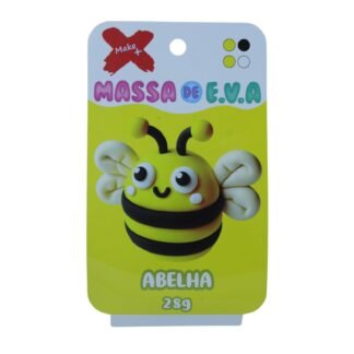 MASSA DE EVA BLISTER POTE C/ 4 CORES 28GR - ABELHA