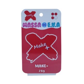 MASSA DE EVA BLISTER POTE C/ 4 CORES 28GR - MAKE+