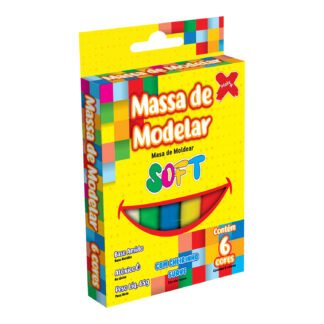 Massa de modelar - Display c/6 - 65gr