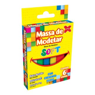 Massa de modelar - Display c/6 - 90gr