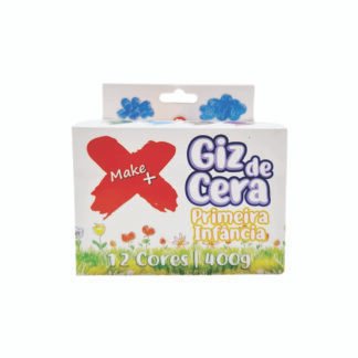 GIZ DE CERA PRIMEIRA INFANCIA 12 CORES REDONDO 25X70MM 400GR