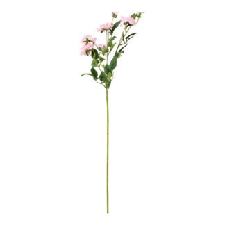 Haste Rosa Chinesa 7 cm c/ 7 - 75 cm - Rosa - Toque SEDA