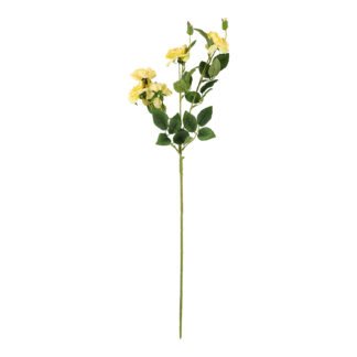 Haste Rosa Chinesa 7 cm c/ 7 - 75 cm - Amarelo - Toque SEDA