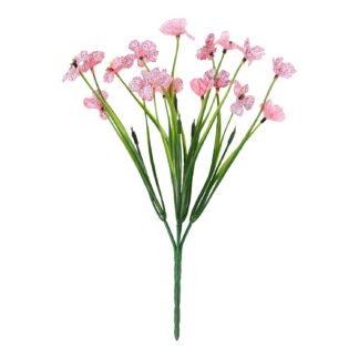 Haste Violetas 3,5 cm c/ 5 - 35 cm - Rosa - Toque SEDA