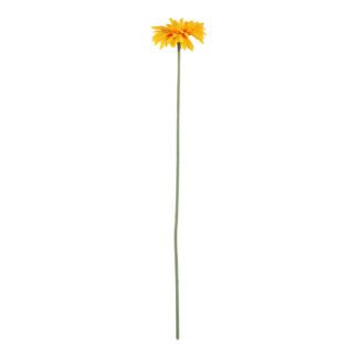 Gerbera 9 cm - 53 cm - Amarelo - Toque Acetinado
