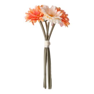 Buquê de Gérbera 9 cm - 30 cm - Salmão - Toque Acetinado