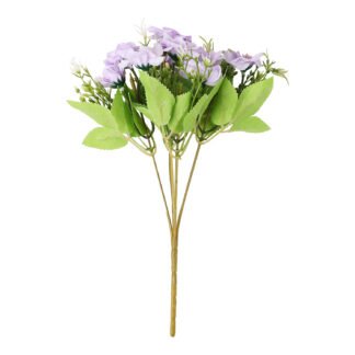 Buquê de Sumaúma de 4 cm c/ 10 - 30 cm - Lilás - Toque Acetinado