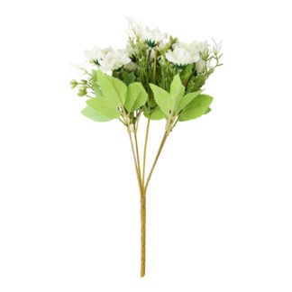 Buquê de Sumaúma de 4 cm c/ 10 - 30 cm - Branco - Toque Acetinado