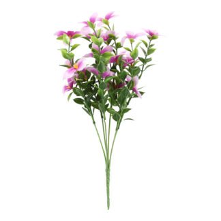 Buquê de Flor do campo 4,5 cm c/ 18 - 30 cm - Lilás - Toque Acetinado