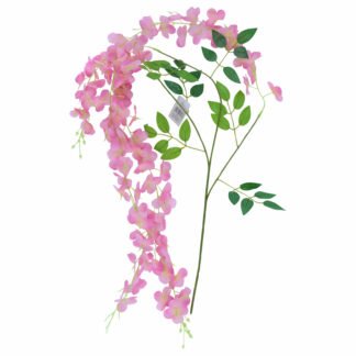 Haste De Glicinia Rosa Claro 100 cm - Rosa Claro Toque Acetinado