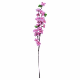 Haste Flor De Pêssego Rosa - 60 cm - Rosa Toque Acetinado