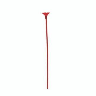 HASTE BALAO 33 CM - PACOTE C/ 12 - VERMELHO