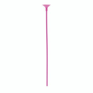 HASTE BALAO 33 CM - PACOTE C/ 12 - ROSA BEBE
