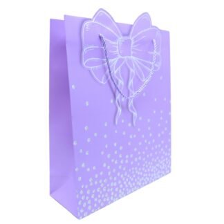 SACOLA PRESENTE 26*10*32 - LAÇO LILAS