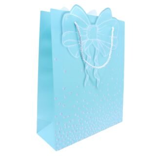 SACOLA PRESENTE 30*12*41.5 - LAÇO AZUL