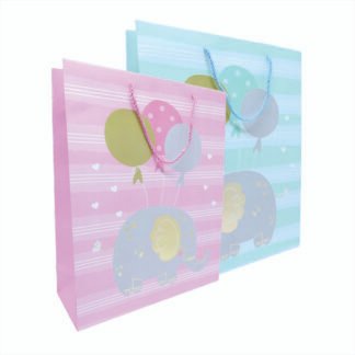 SACOLA PRESENTE 26*10*32 - ELEFANTINHO SORTIDO