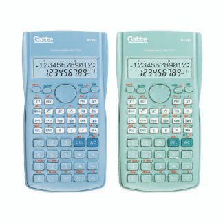 CALCULADORA - 10+2 DIGITS, 240 funções (82MS-C) 157x85x16 - Bateria - Sortido Verde e Azul