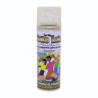 Spray Make Loko Brilho - Lata de 120ml - DOURADO C/12