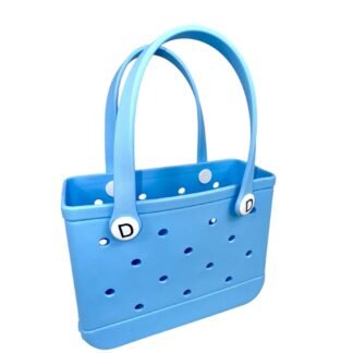 BOLSA DE MAO EM EVA AZUL BEBE TAMANHO 28X11X21CM (P)