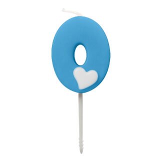 Vela Baby 4,5 cm Azul "0"