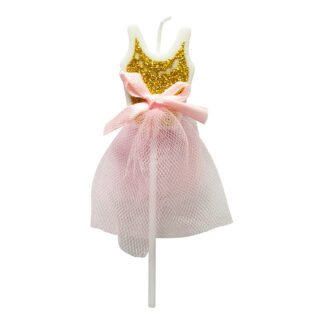 Vela Bailarina c/ Tule 3x12cm