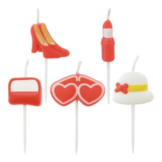 Vela Kit Diva 3cm c/ 5