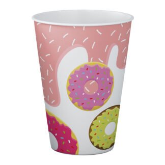 ACESSORIO FESTA COP. DE PAPEL 250 ML C/ 8 PCS - ROSQUINHA