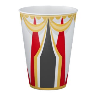 ACESSORIO FESTA COP. DE PAPEL 250 ML C/ 8 PCS - Circo