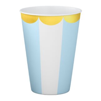 ACESSORIO FESTA COP. DE PAPEL 250 ML C/ 8 PCS - Metalico Azul CANDY