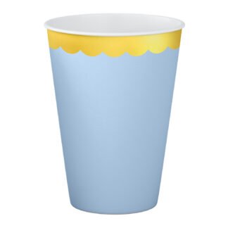 ACESSORIO FESTA COP. DE PAPEL 250 ML C/ 8 PCS - Metalico Luxo Azul CANDY