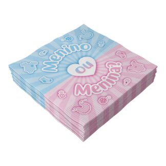 ACESSORIO FESTA GUAR. 33x33CM C/ 20 FLS Chá Revelação