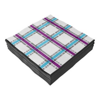 ACESSORIO FESTA GUAR. 33x33CM C/ 20 FLS Xadrez