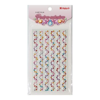 CARTELA PEDRA ADESIVA - ONDAS COLORIDO "A"