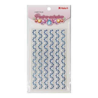 CARTELA PEDRA ADESIVA - ONDAS AZUL "A"